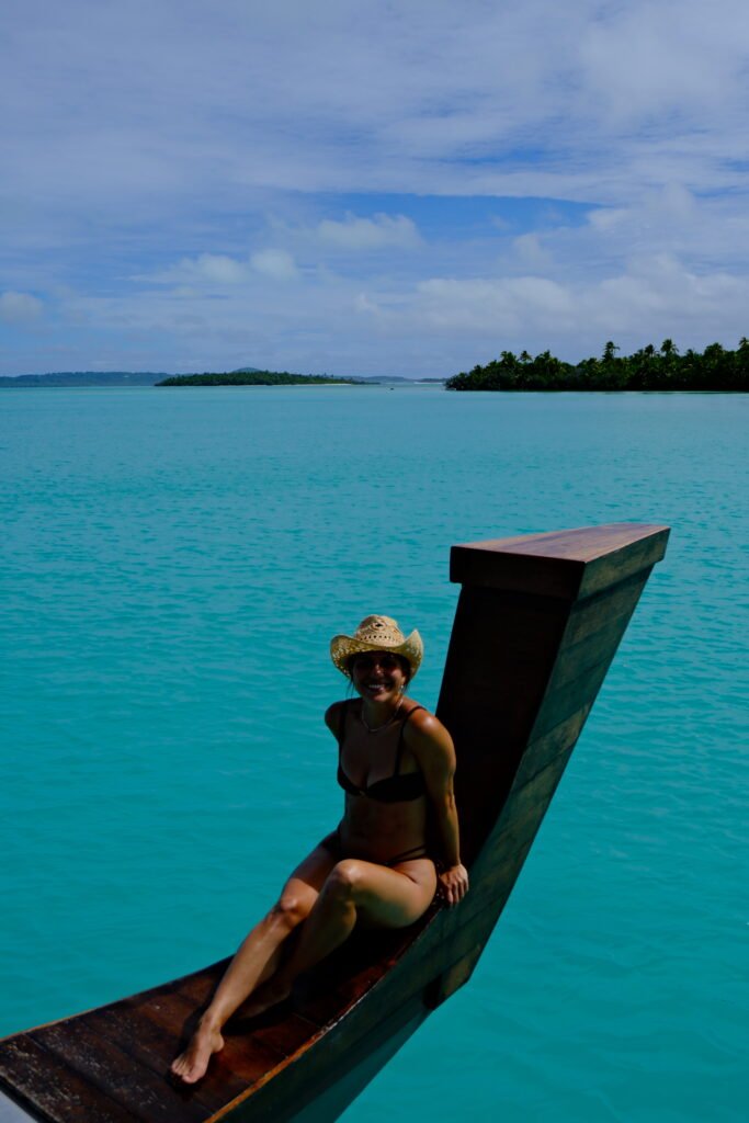 Cook Islands One Foot Island lagoon